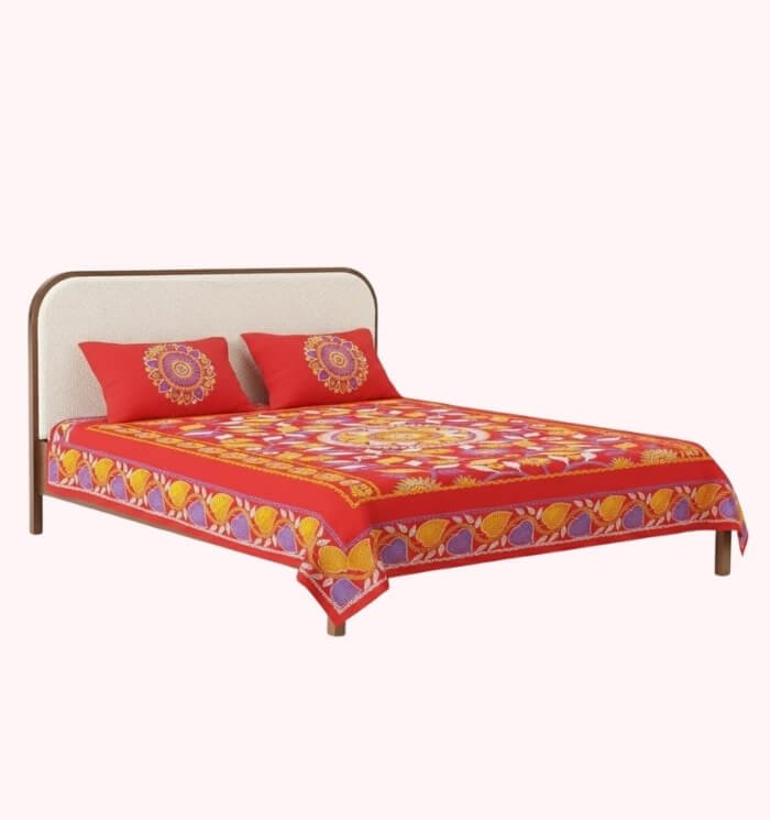 redbed with pillow 2 Nakshi Bazar